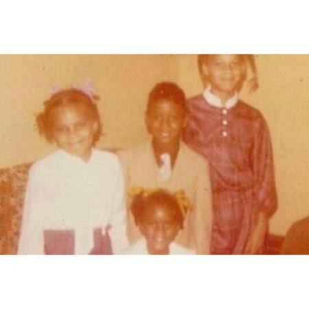 Sonya Adams and her siblings during their childhood.